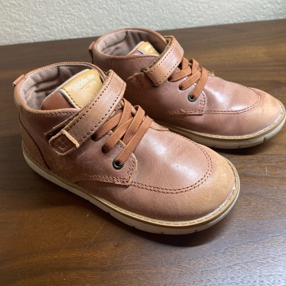 Stride Rite Other - Stride Rite SRT Quinn Hazel Boy Boots Sz 9.5M Brown Kids Shoe genuine leather